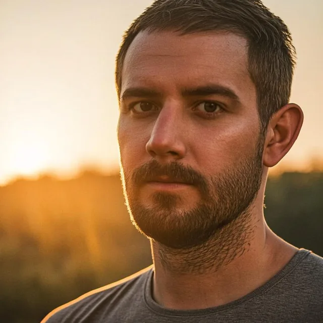 Cinematic portrait example