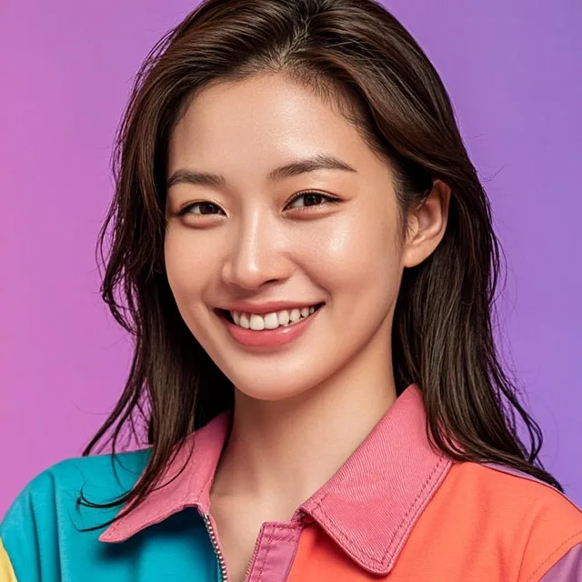 Social media profile picture example with vivid colors